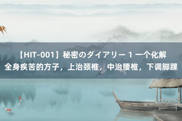 【HIT-001】秘密のダイアリー 1 一个化解全身疾苦的方子，上治颈椎，中治腰椎，下调脚踝