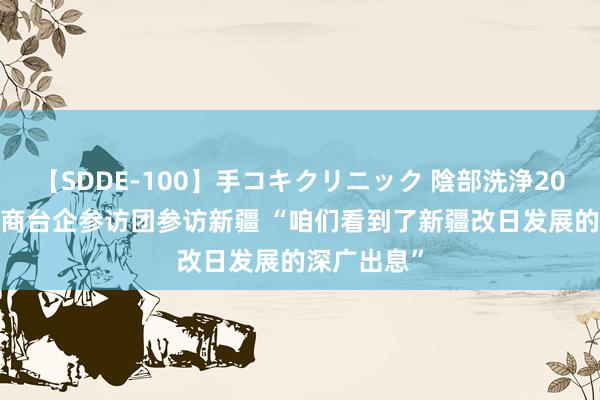 【SDDE-100】手コキクリニック 陰部洗浄20連発SP 台商台企参访团参访新疆 “咱们看到了新疆改日发展的深广出息”