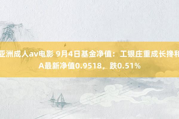 亚洲成人av电影 9月4日基金净值：工银庄重成长搀和A最新净值0.9518，跌0.51%